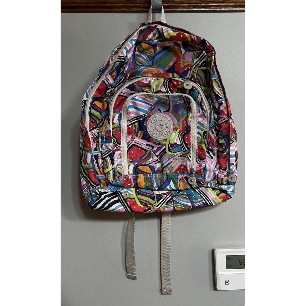 Kipling Packpack Bag Abstract Multicolor Luggage